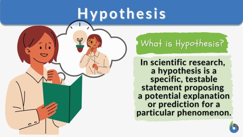define what is meant by hypothesis