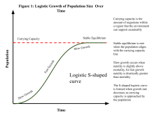 Logistic Carrying Capacity Graph