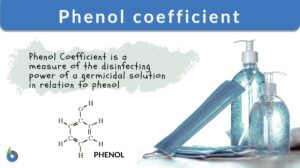 Phenol coefficient definition