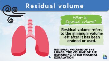 Residual volume definition and example