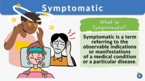 Symptomatic definition and example