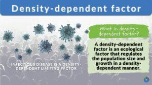 density dependent factor definition and example