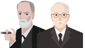 Sigmund Freud and Carl Gustav Jung