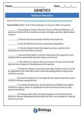 NATURAL SELECTION – TRUE OR FALSE (pdf)