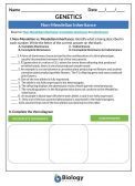 NON-MENDELIAN INHERITANCE WORKSHEET (pdf)